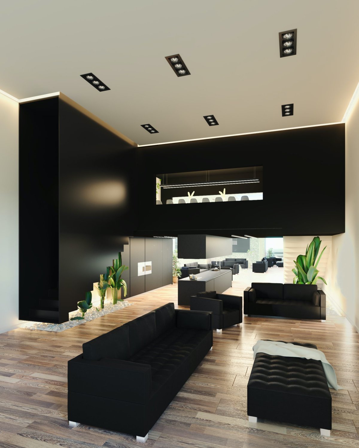 Интерьер Хай тек гостиная