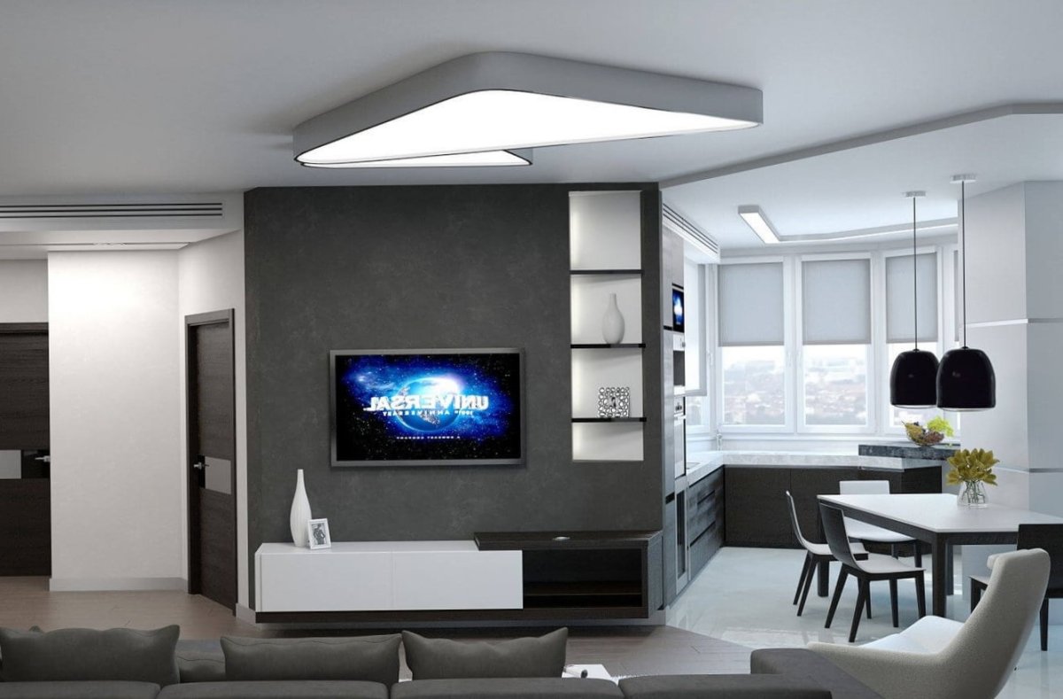 Квартира студия Хай тек