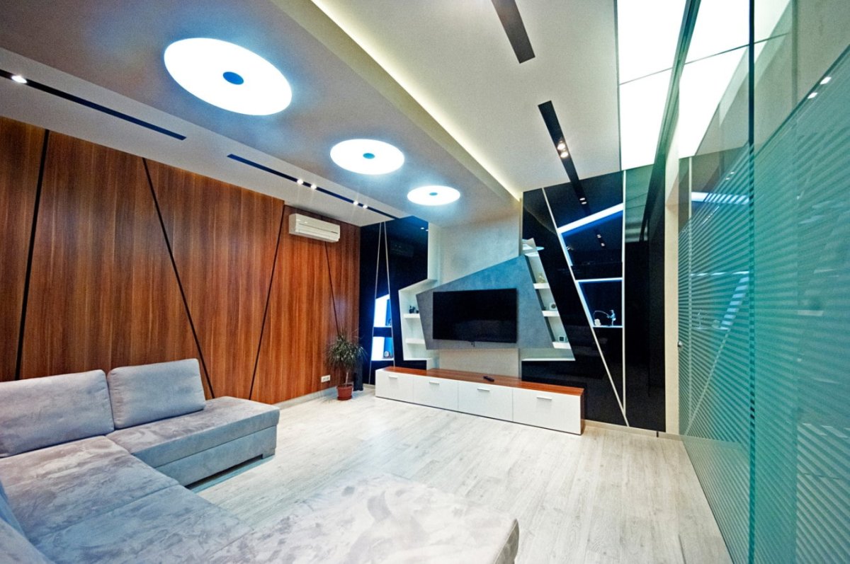 Отделка в стиле Хай тек