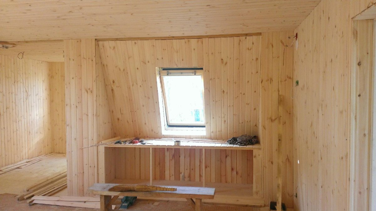 Tikkurila зеленый имитация бруса