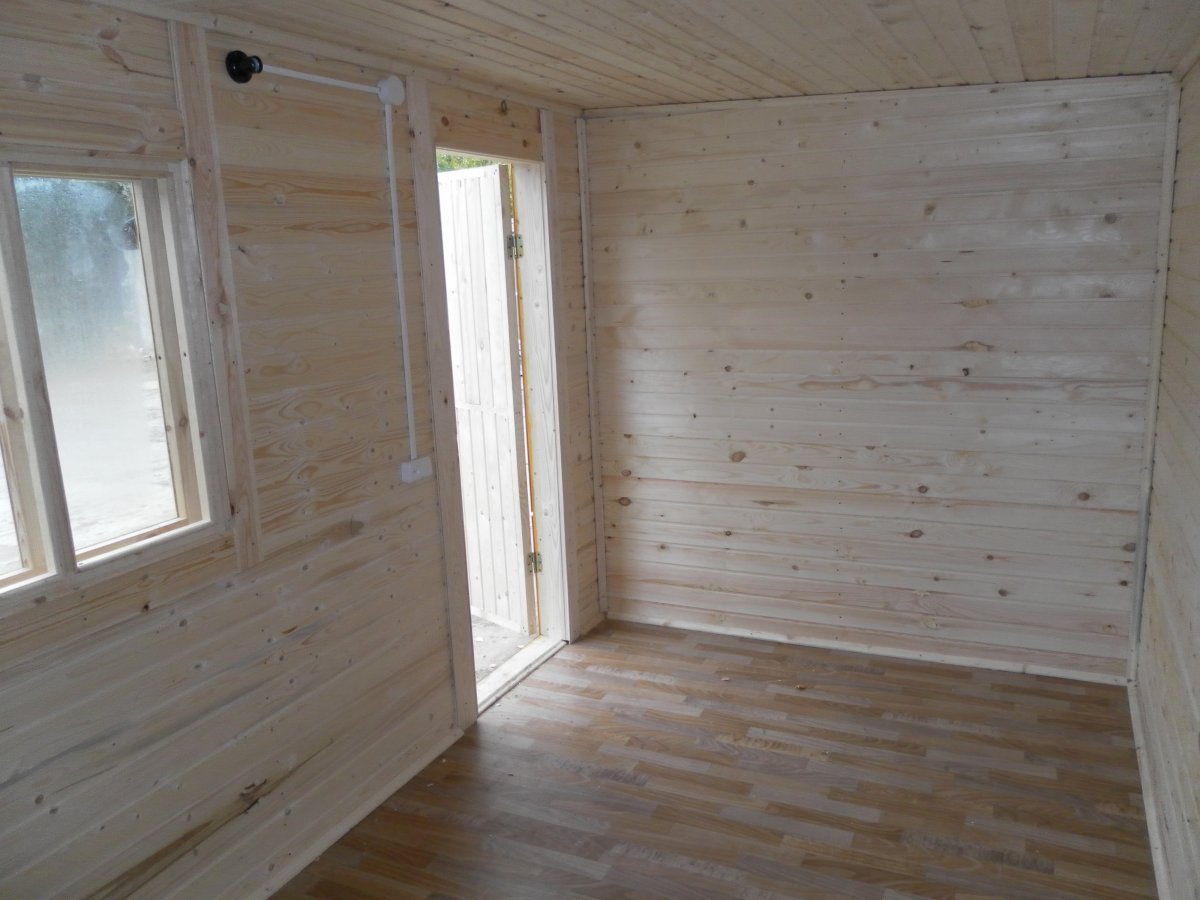 Отделка вагонкой с шагом