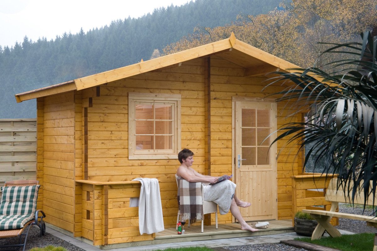 Зимний домик в скандинавском стиле