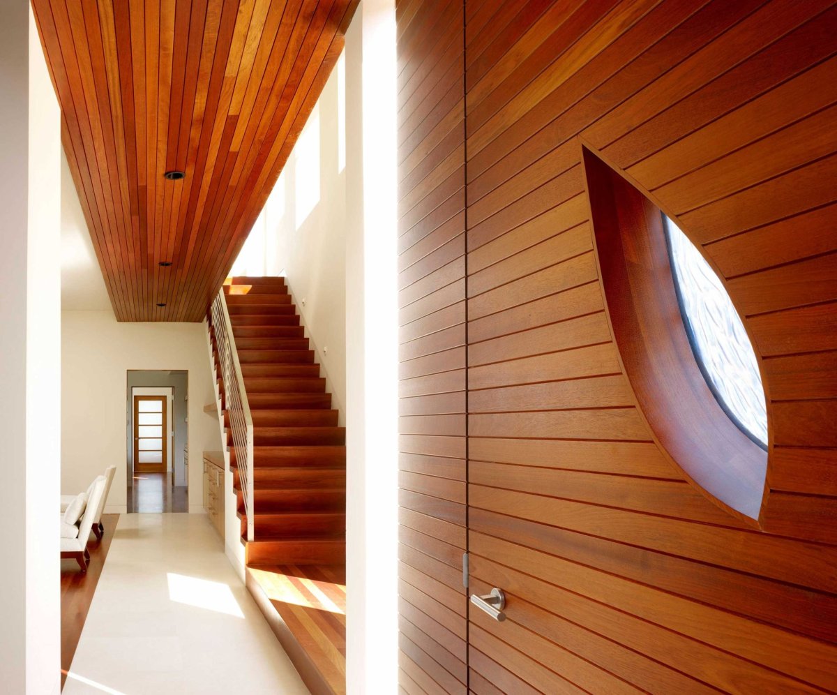 Терраса из планкена лиственницы