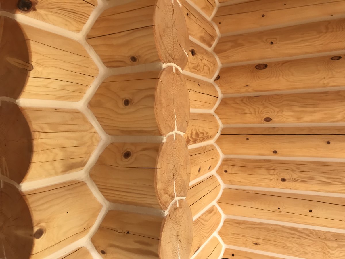 Тиккурила для оцилиндрованного бревна