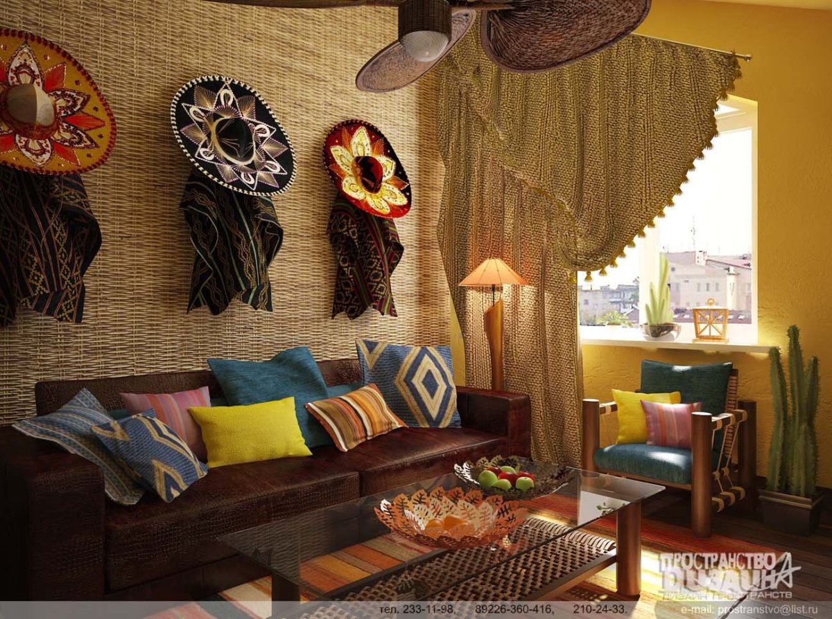 Африканский стиль в интерьере