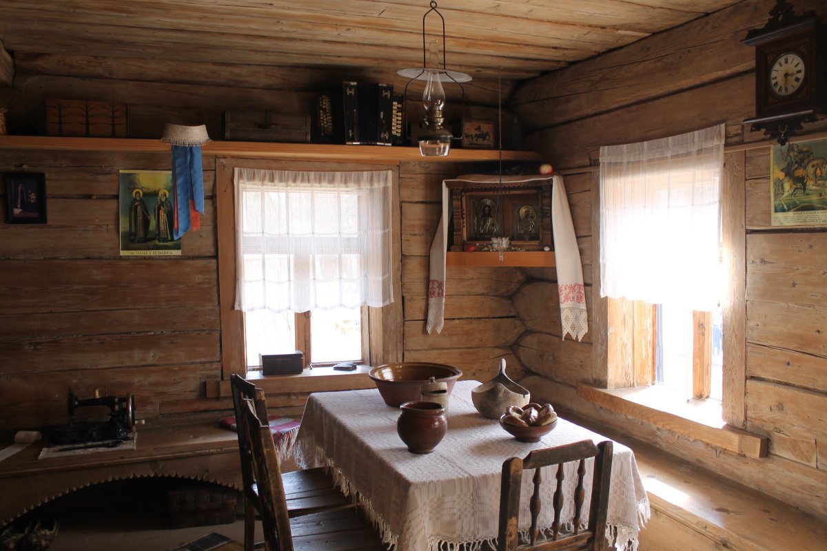 Деревенский домик интерьер