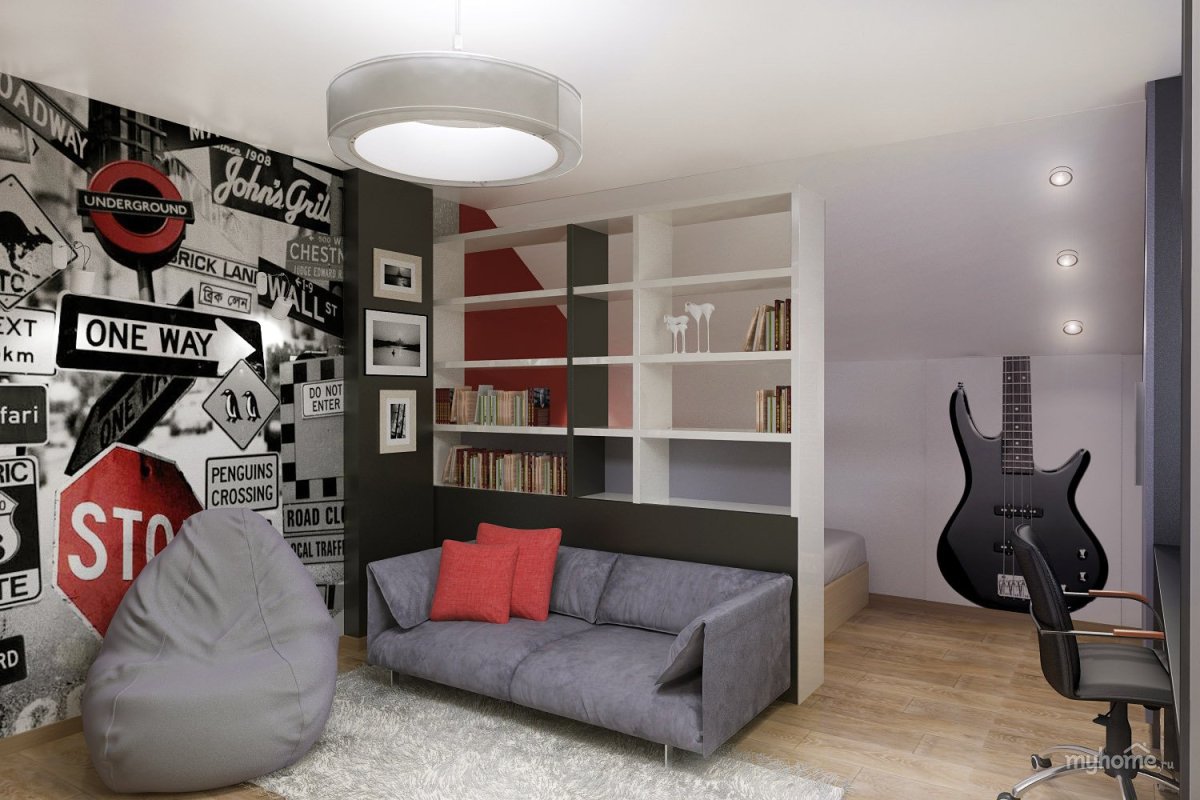 Комната в стиле глэм рок