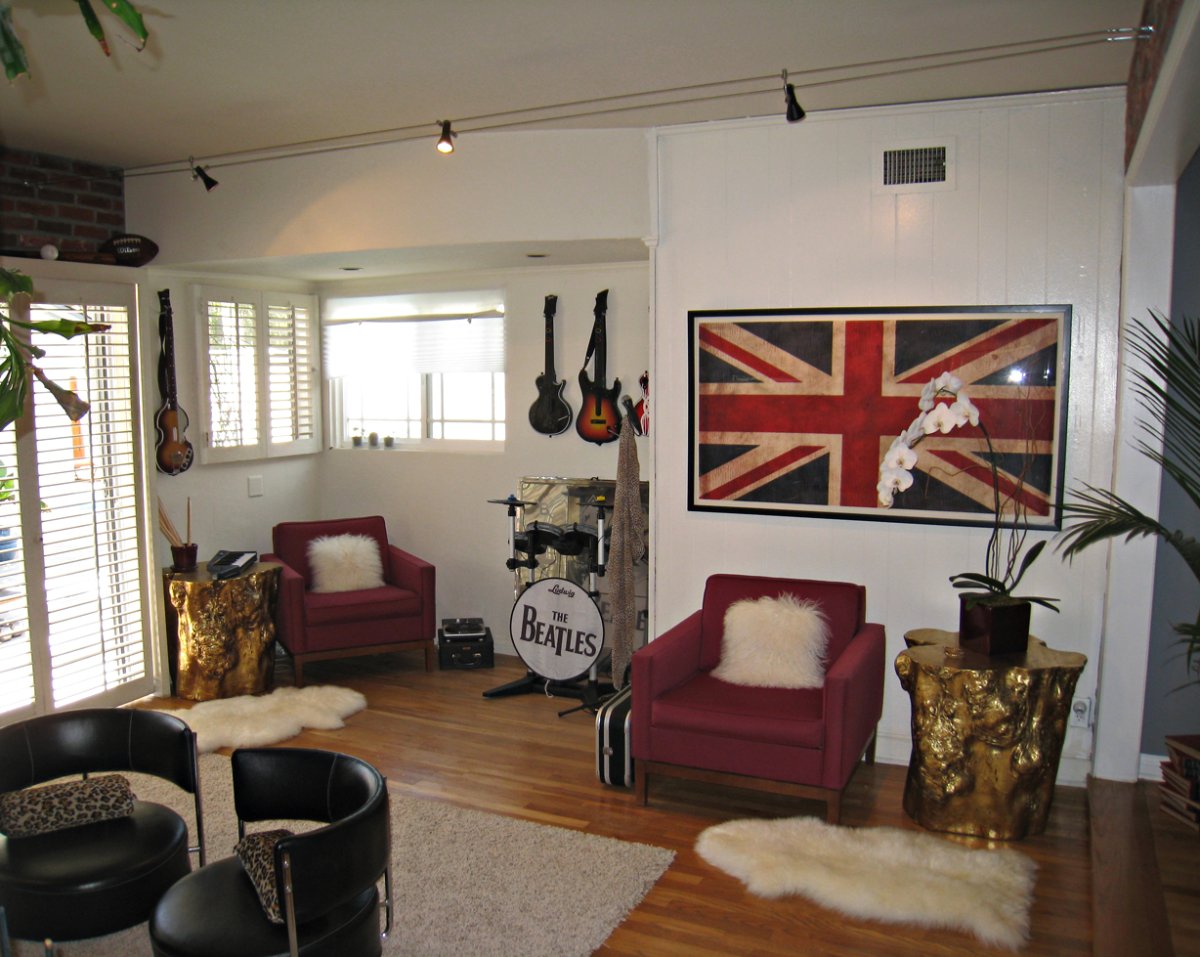 Интерьер в стиле рок