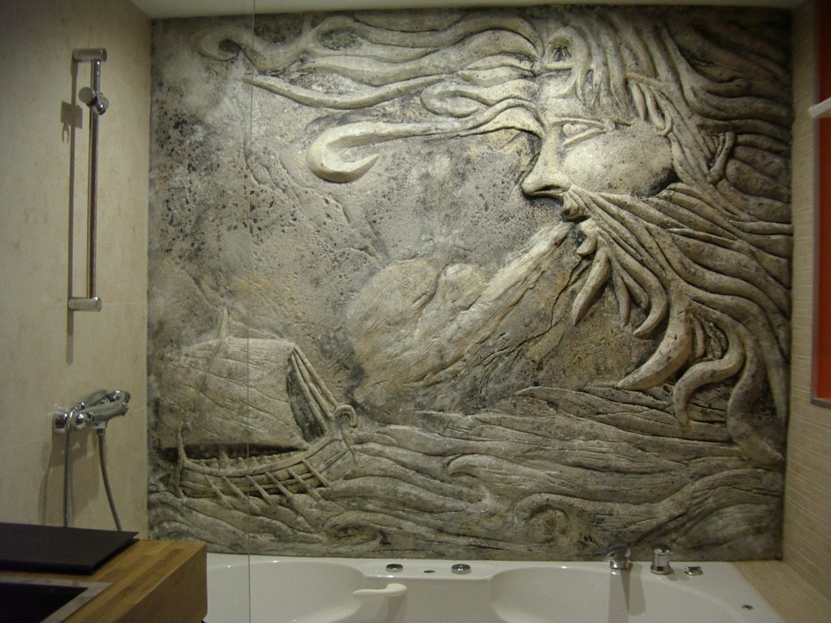 Декоративная штукатурка барельеф