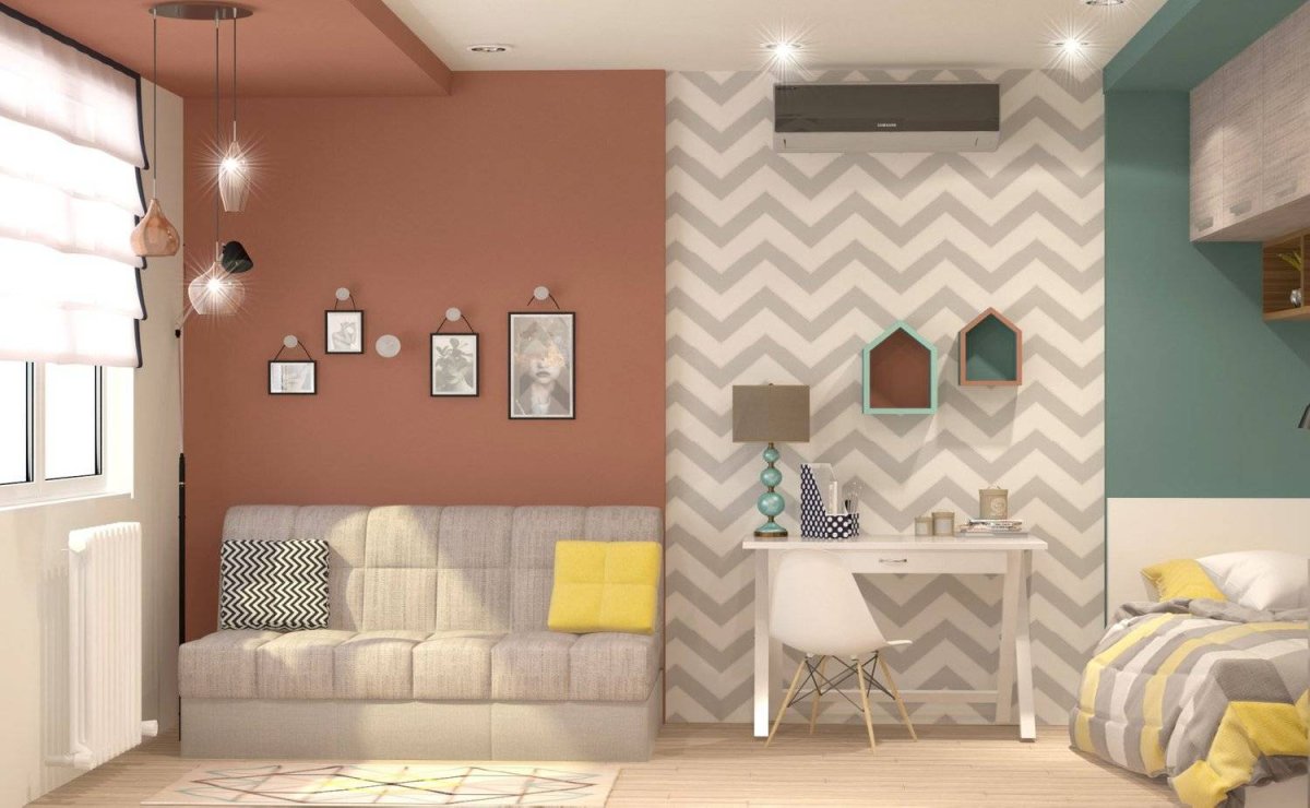 Зонирование зала 20кв