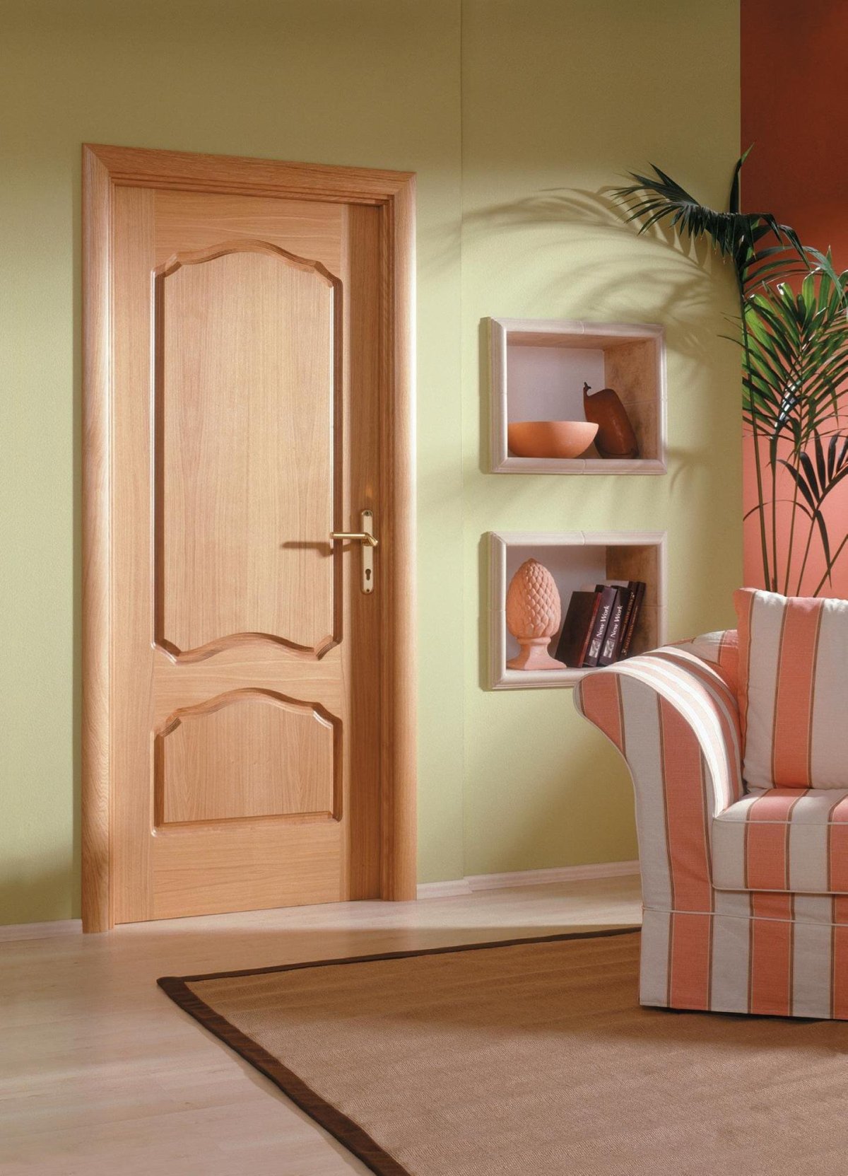 Деревянные двери в интерьере