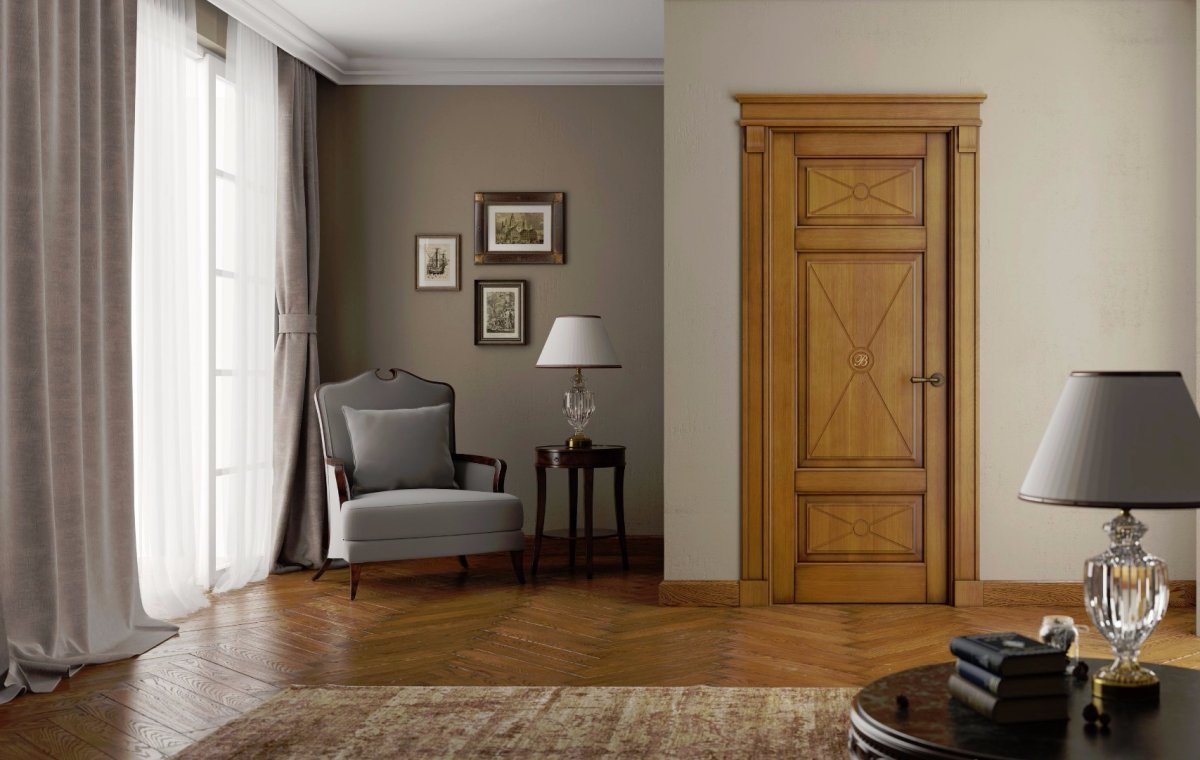 Яркие двери в интерьере