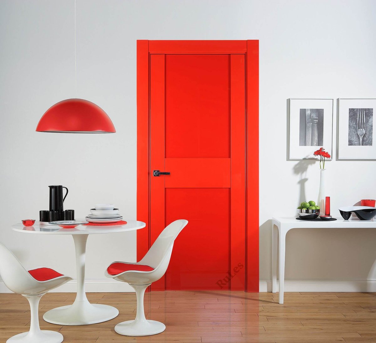 Французские двери в интерьере квартиры