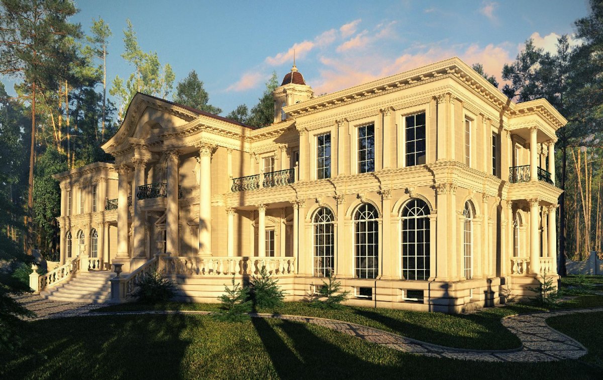 Дворянская усадьба в стиле классицизм