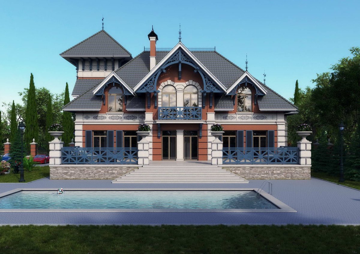 Каменный Терем в русском стиле