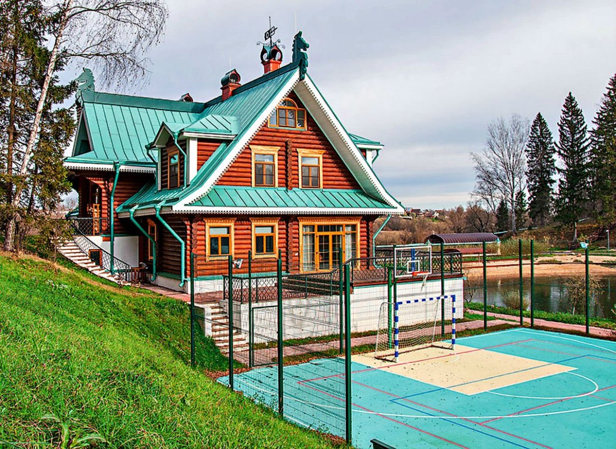 Усадьба в русском стиле фасад