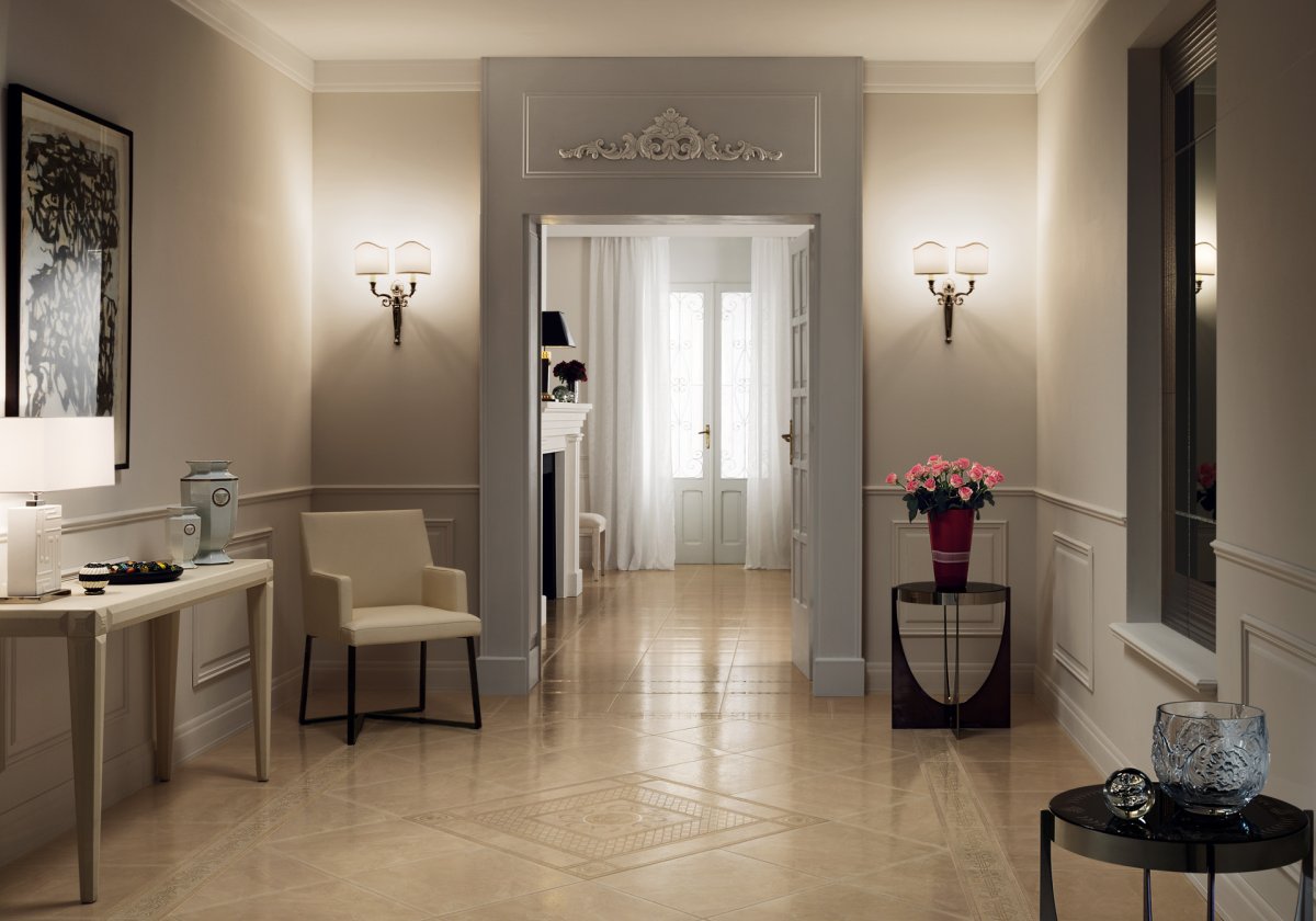 Напольная плитка для прихожей пэчворк