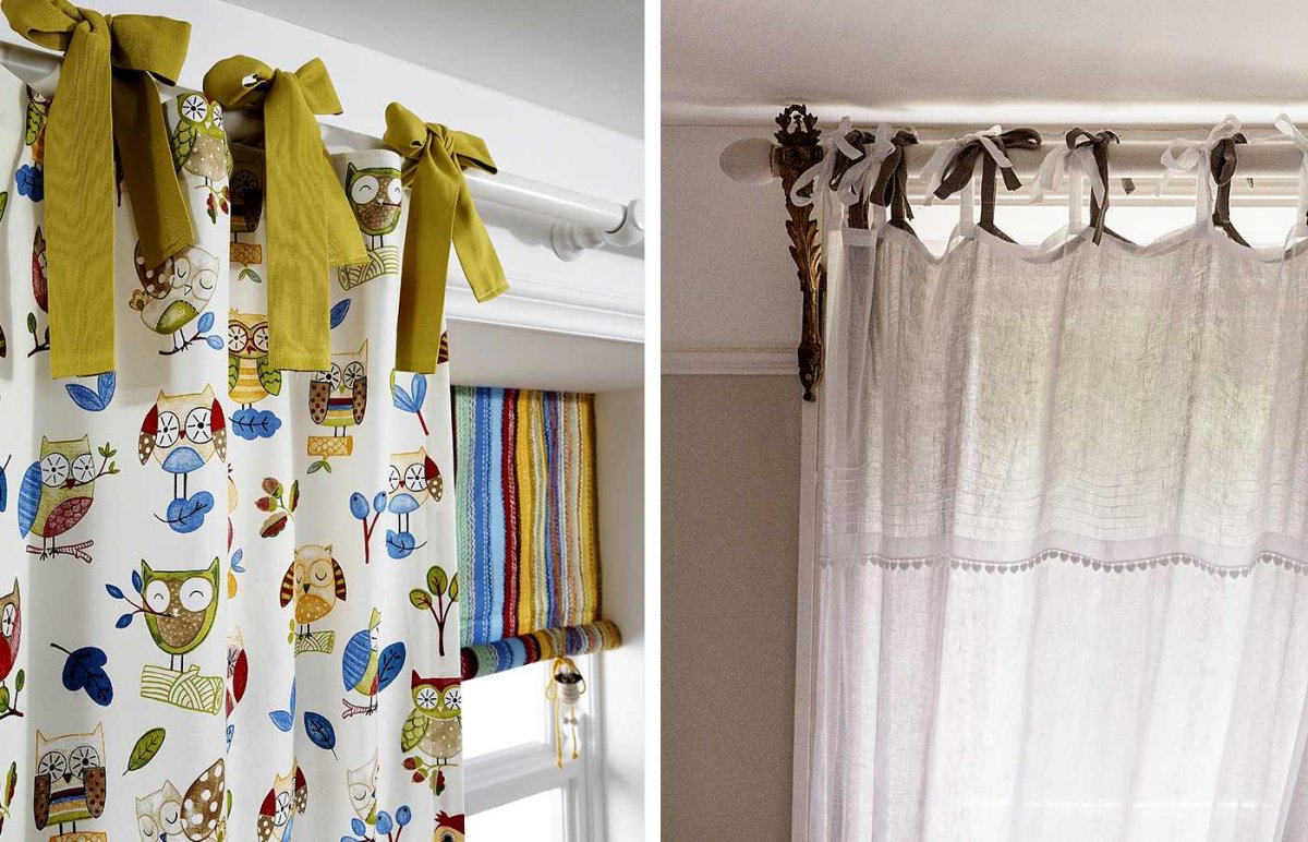 Льняные занавески