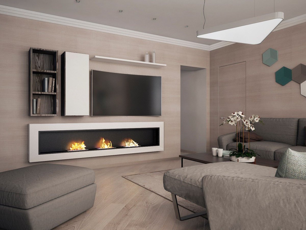 Гостиные с телевизором