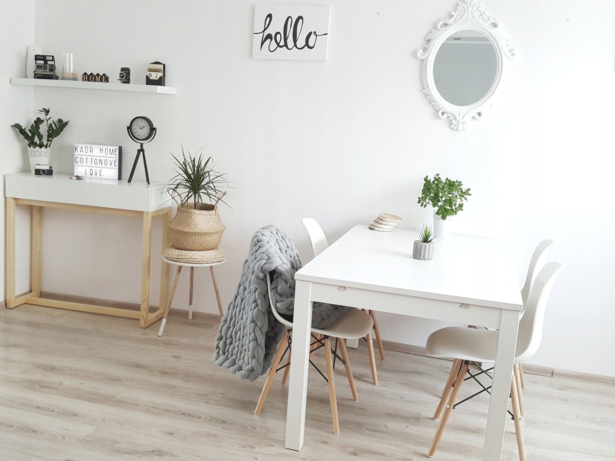 Рабочее место в скандинавском стиле