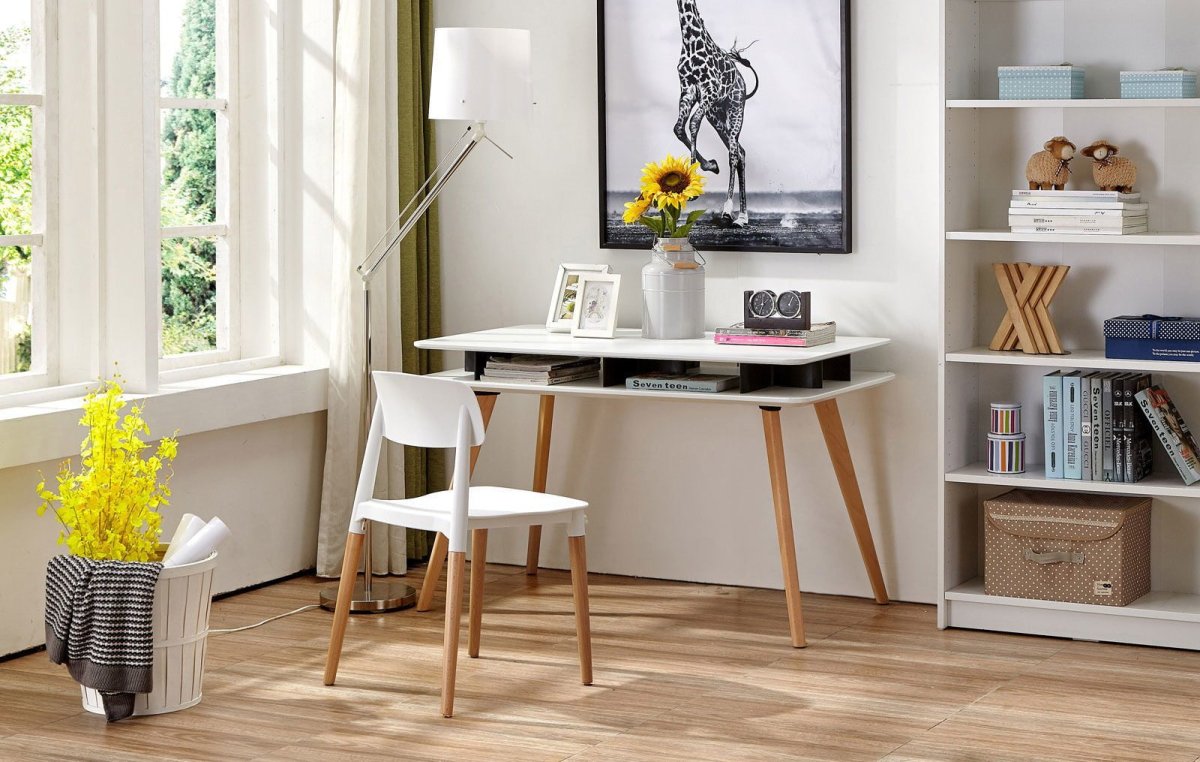 Рабочий кабинет в скандинавском стиле