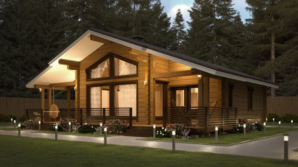 Терраса Шале фахверк