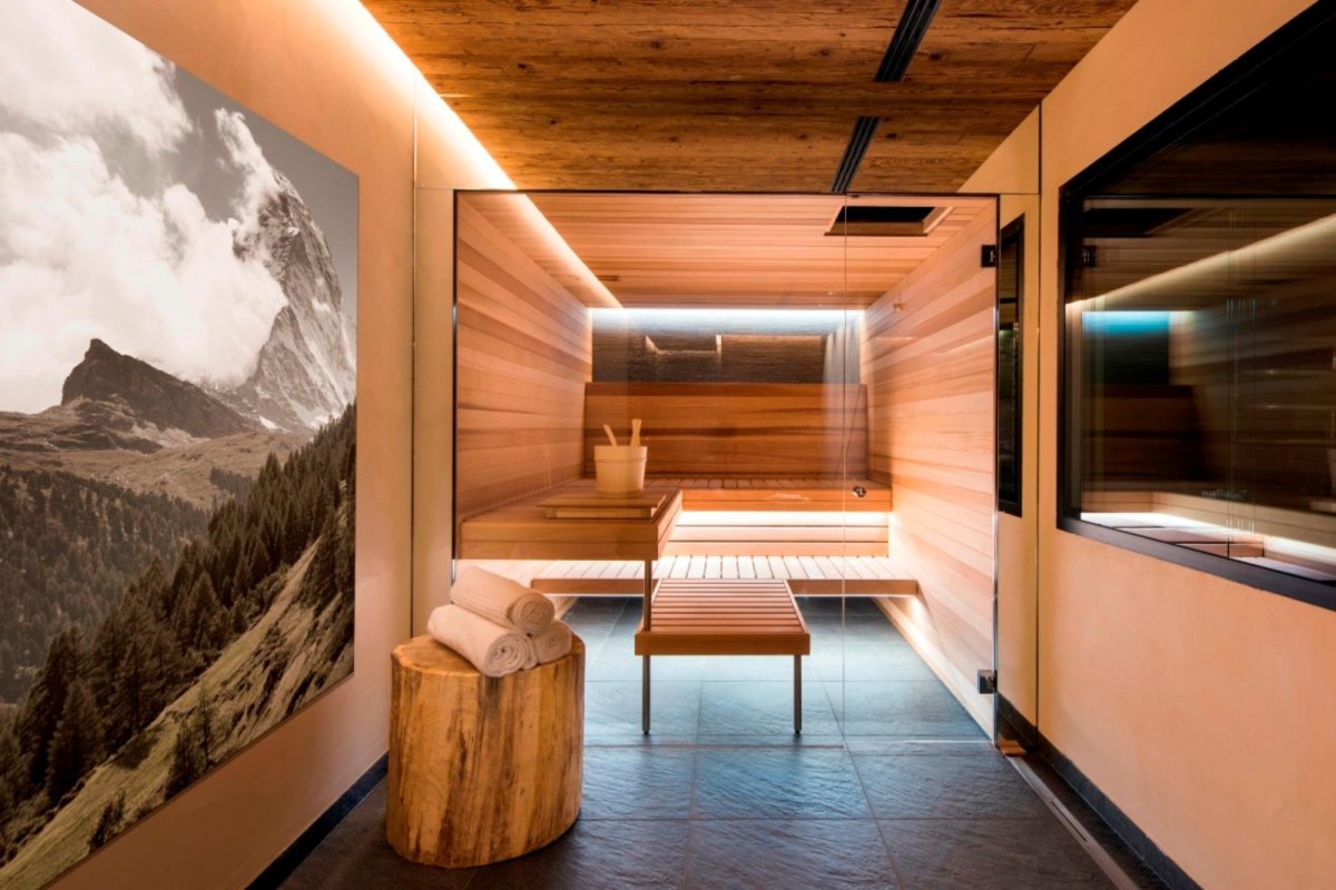 Баня в стиле Шале