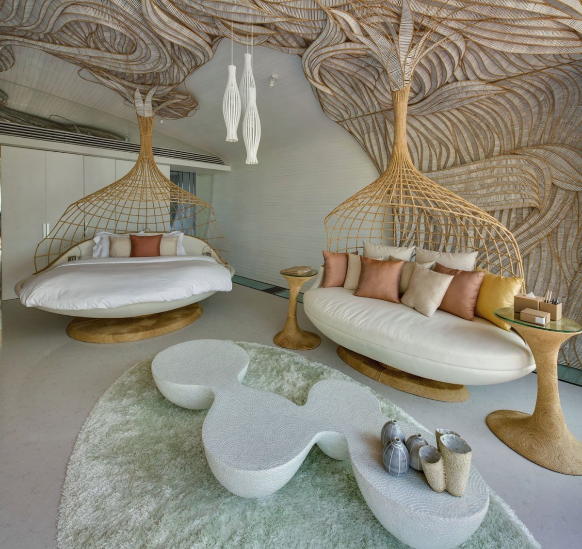 Современная гостиная необычные дизайны