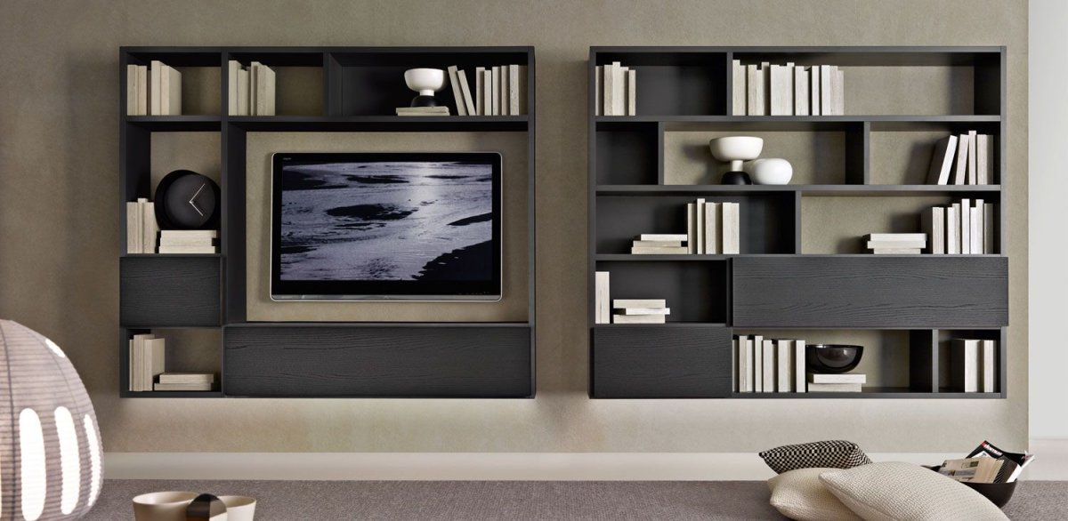 Стенка ТВ С полками открытыми