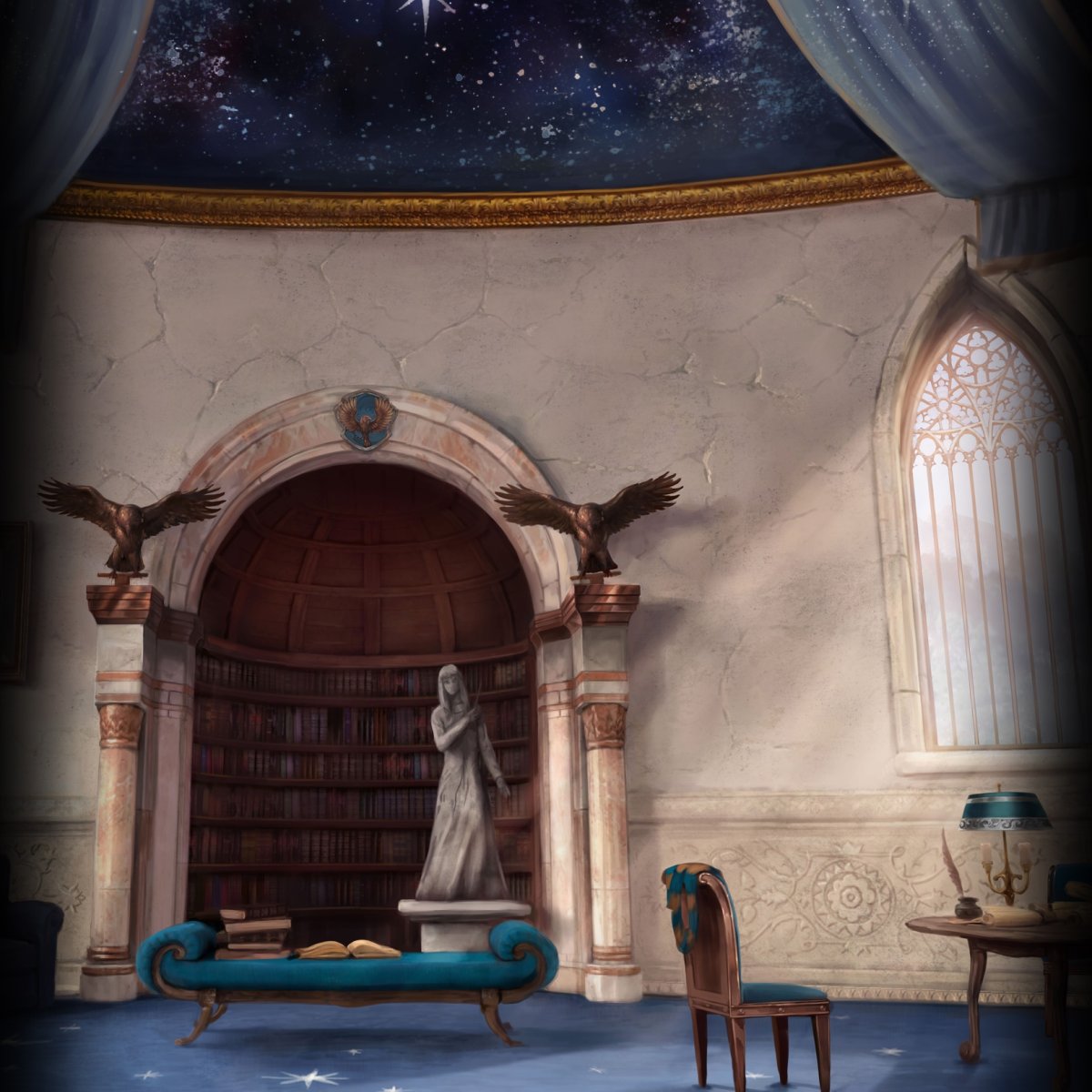 Гарри Поттер гостиная Когтеврана