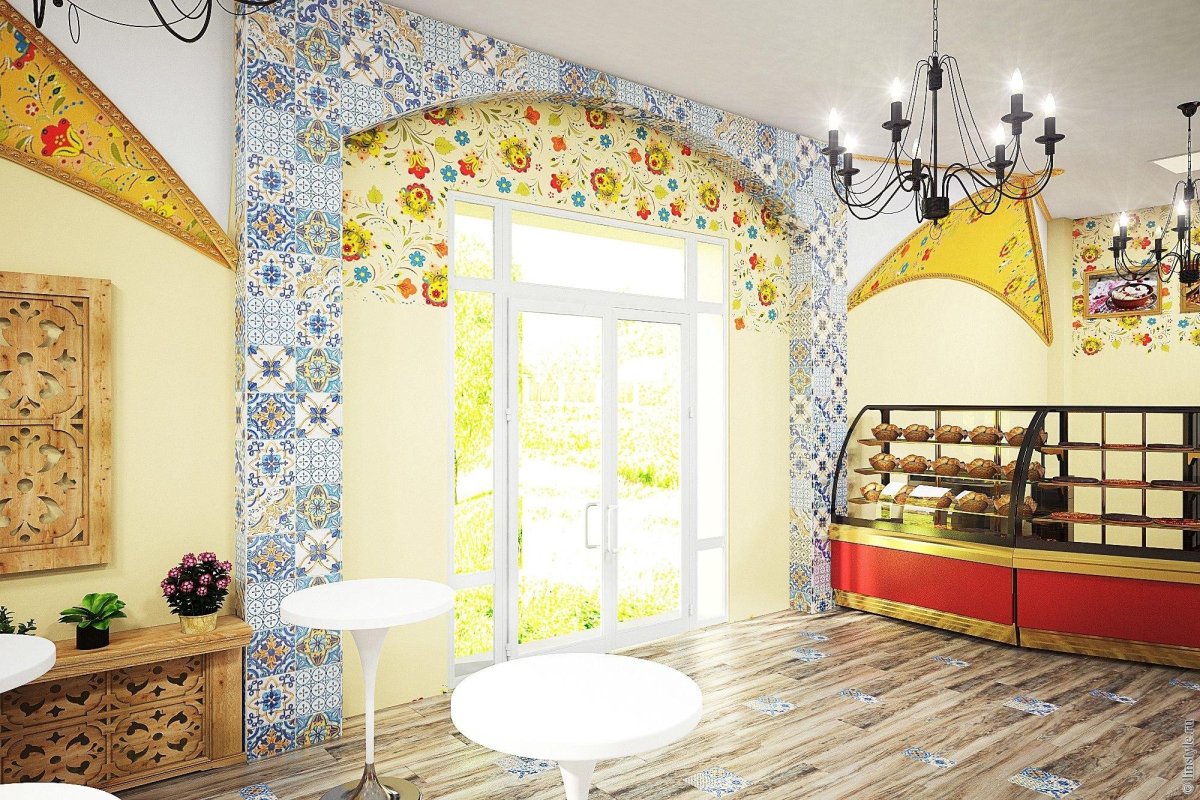 Детская комната в русском стиле