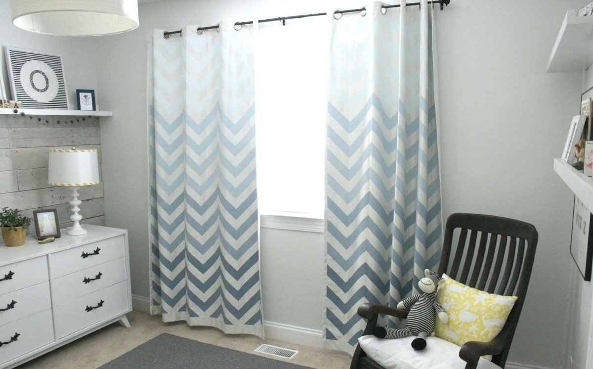 Шторы с геометрическим рисунком