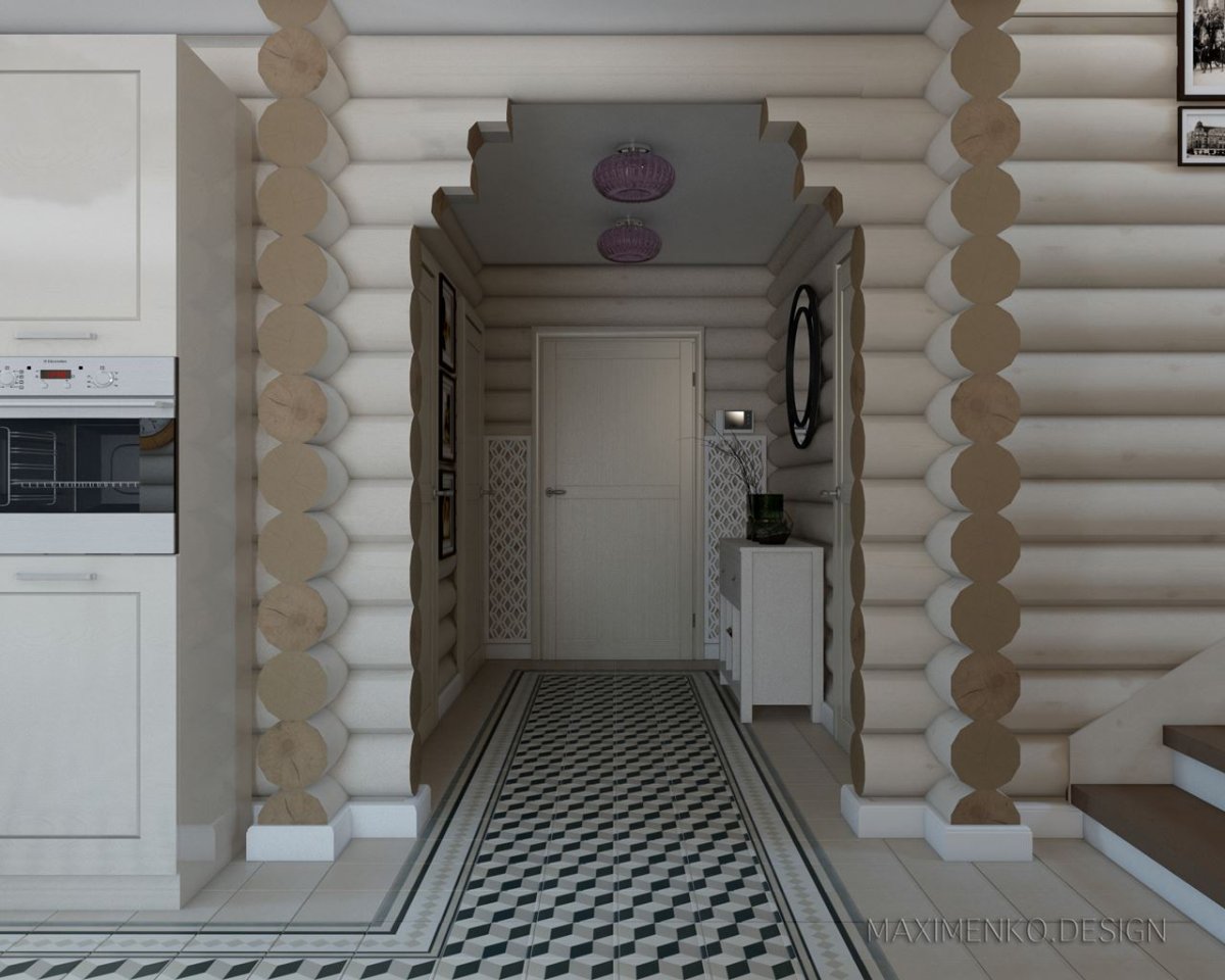 Декор в деревянном доме