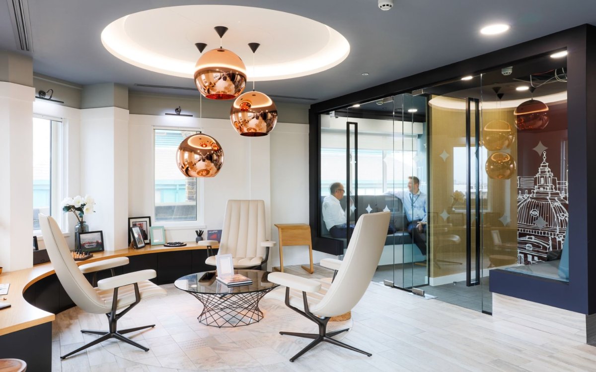 Современный офис интерьер