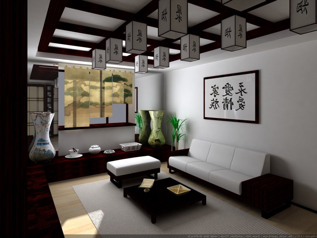 Гостиная в японском стиле