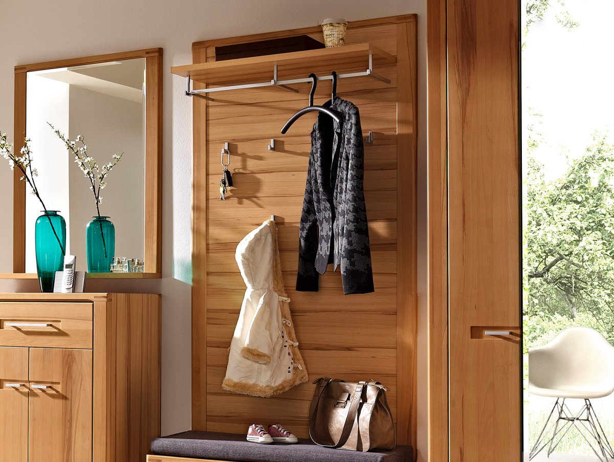 Шкаф в прихожую с диванчиком