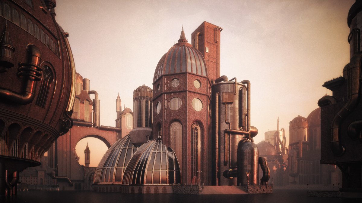 Steampunk от kitbash3d.