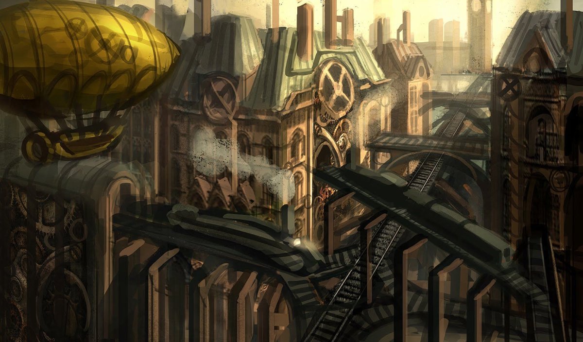 Зацхаген стимпанк город