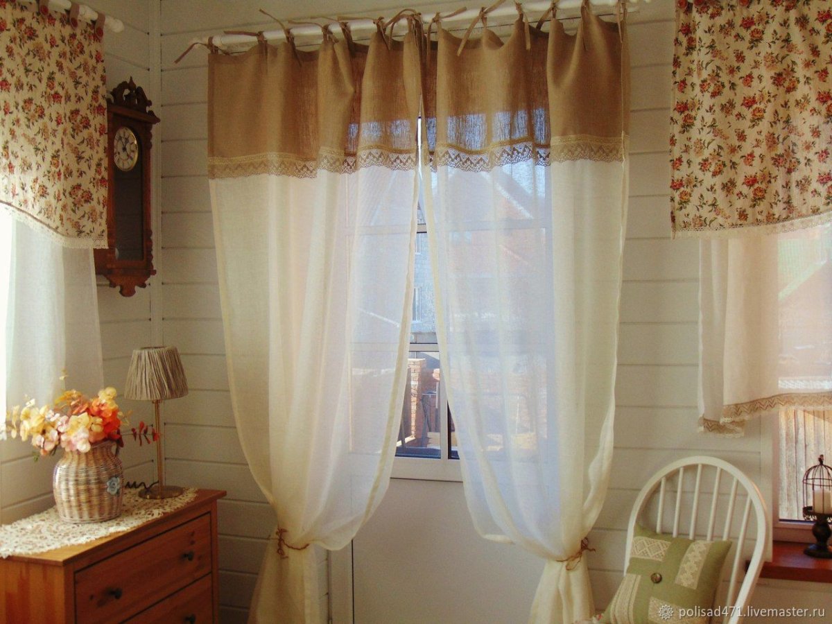 Шторы в стиле Прованс