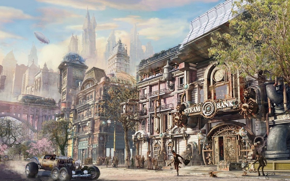 Дизельпанк город дизельпанк
