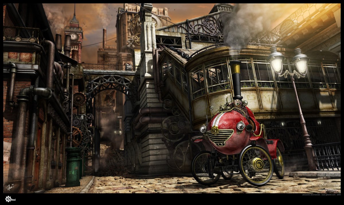 Стимпанк дизельпанк киберпанк