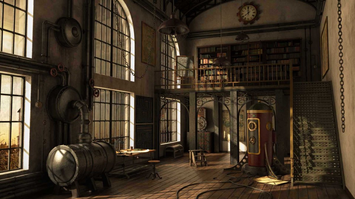 Стимпанк лаборатория