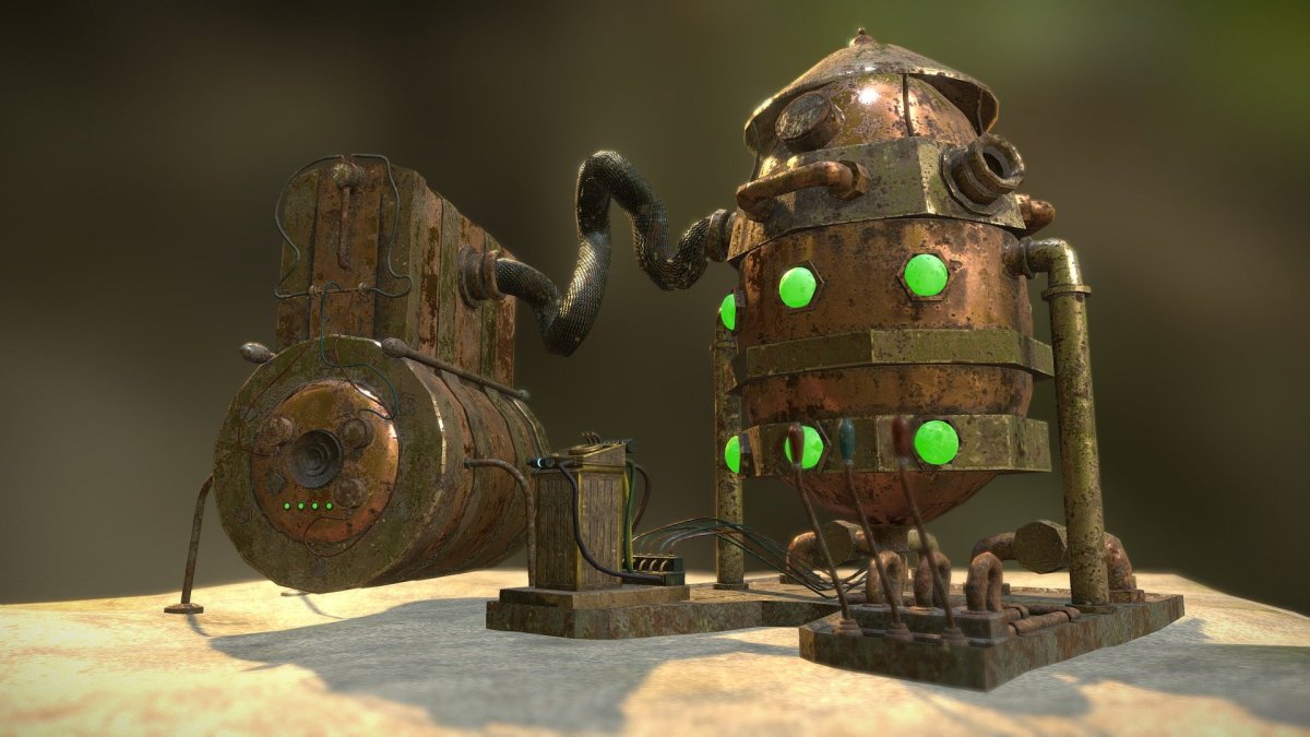 Самогонный аппарат стимпанк