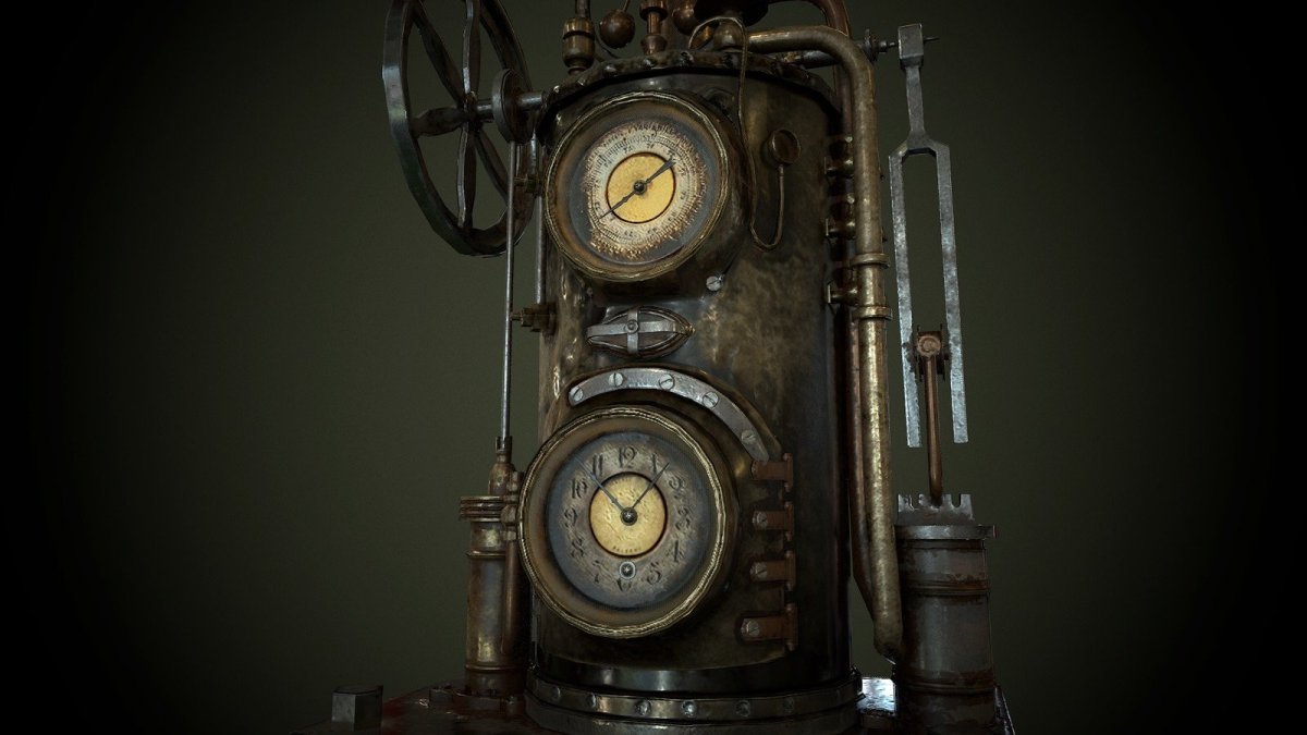 Часы стимпанк