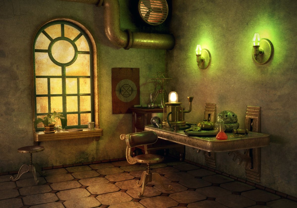 Стимпанк комната