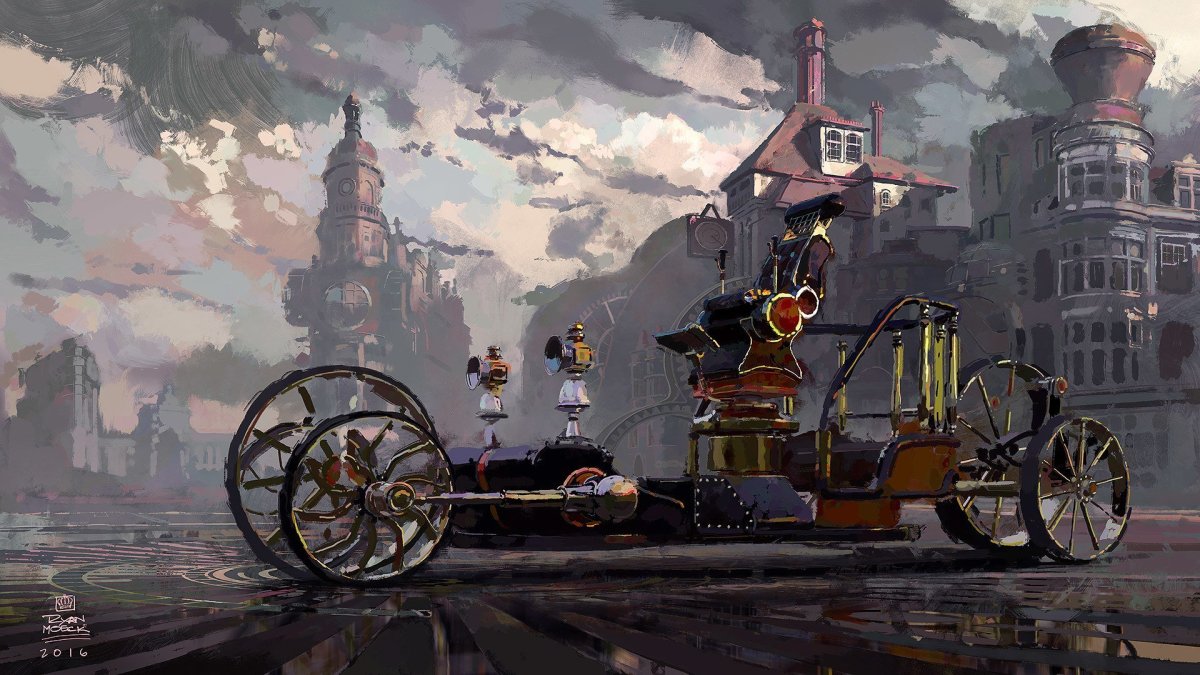 Вадим Войтехович живопись стимпанк