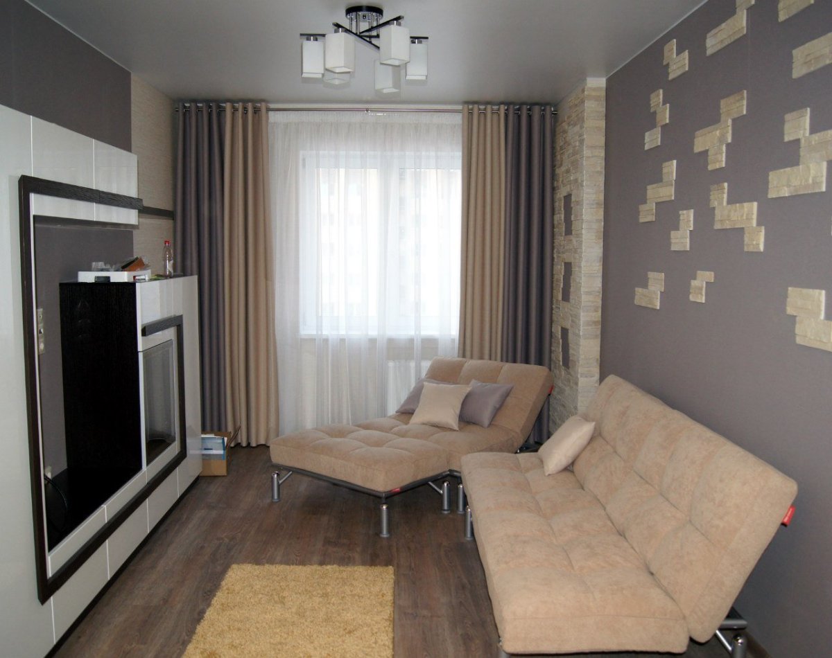 Шторы в однокомнатную квартиру