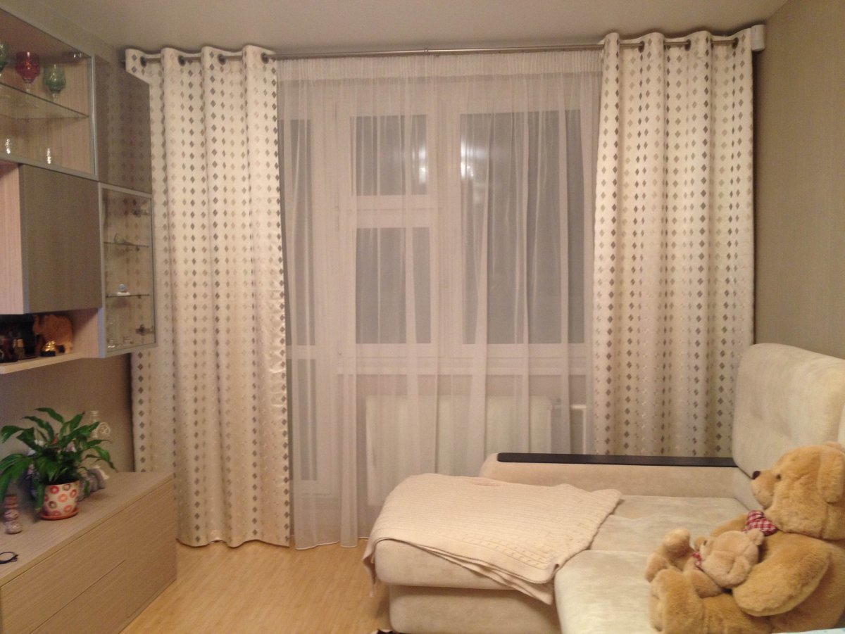 Спальня в однокомнатной квартире