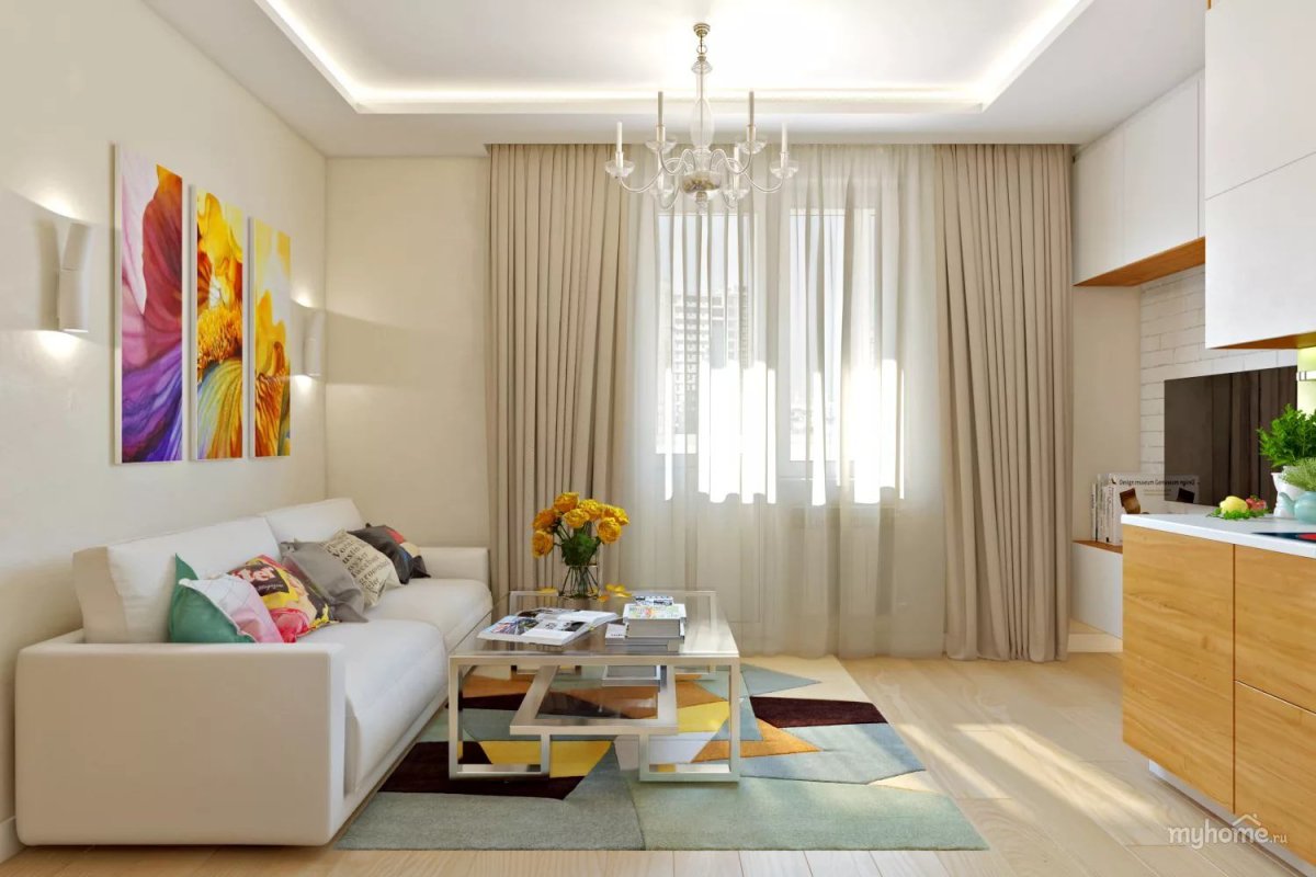 Шторы гостиная