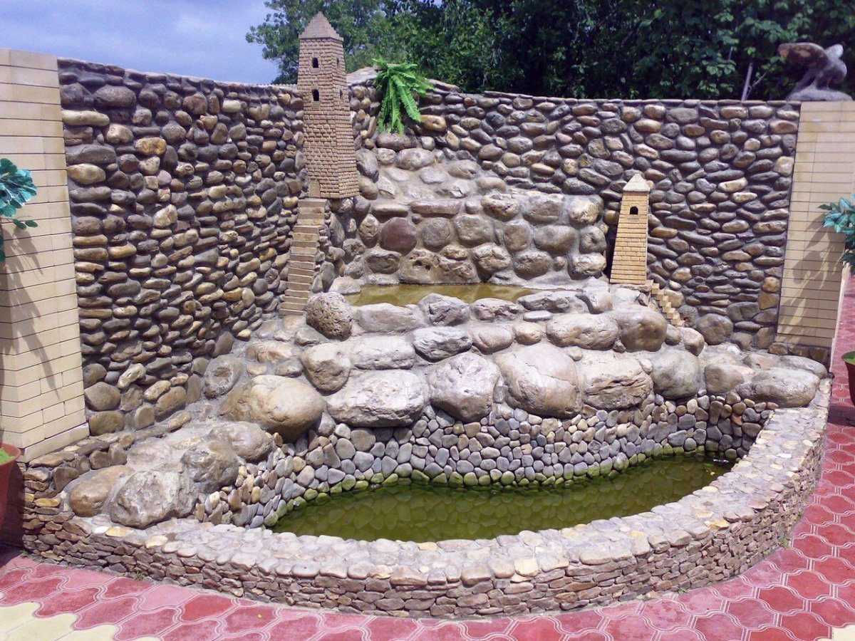 Каменный забор своими руками дешево и красиво